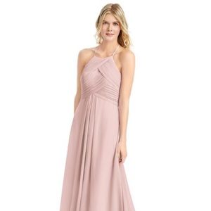 Floor length Dusty Rose Prom/Bridesmaid Dress